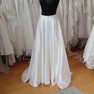 A-line bridal skirt